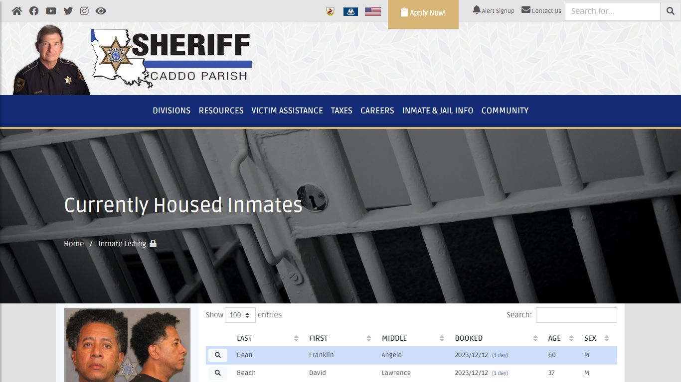 Caddo Correctional Center Inmates - caddo sheriff